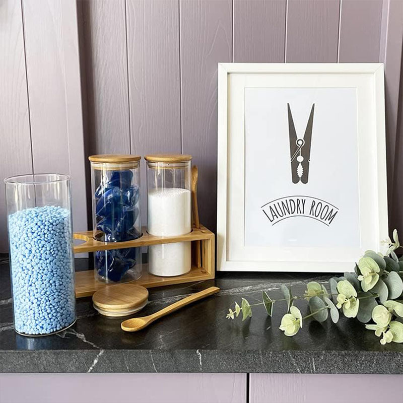 Estante de almacenamiento de cocina de granos de frutas secas de almacenamiento sellado tanque de almacenamiento traje de caramelo redondo tetera con tapa