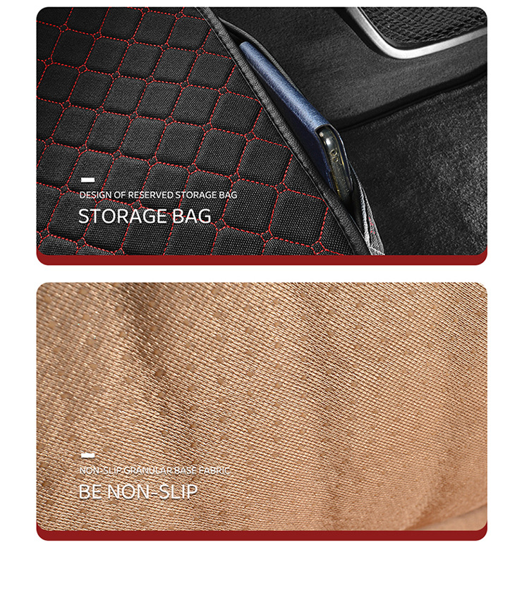 Cross-Border Popular Car Seat Cushion, Universal for All Seasons, Tie-Free Anti-Slip Three-Piece Set, Five-Seat Linen Seat Cushion, Drop Shipping