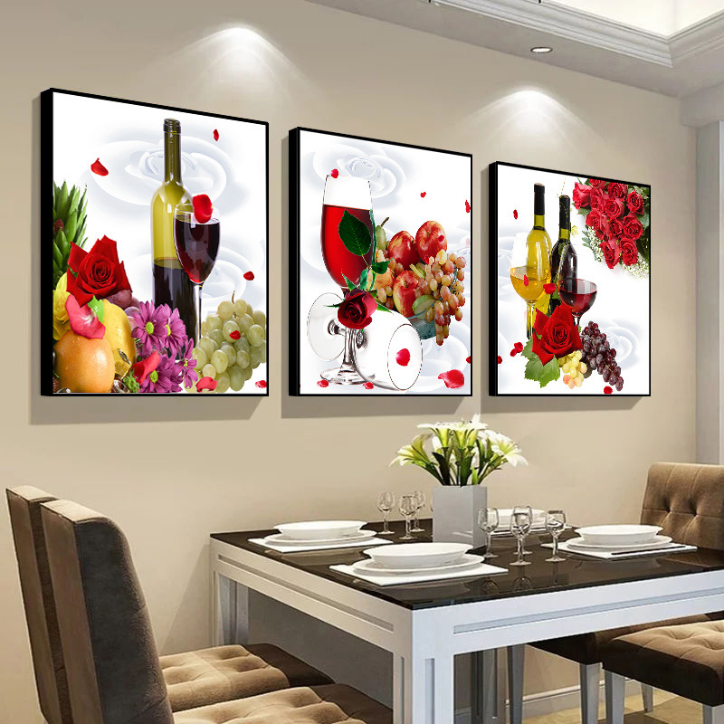 レストランの背景壁装飾画食堂の壁面に絵を掛けてホールのホテルの食卓の現代のシンプルな個室の新しい壁画を描きます。|undefined