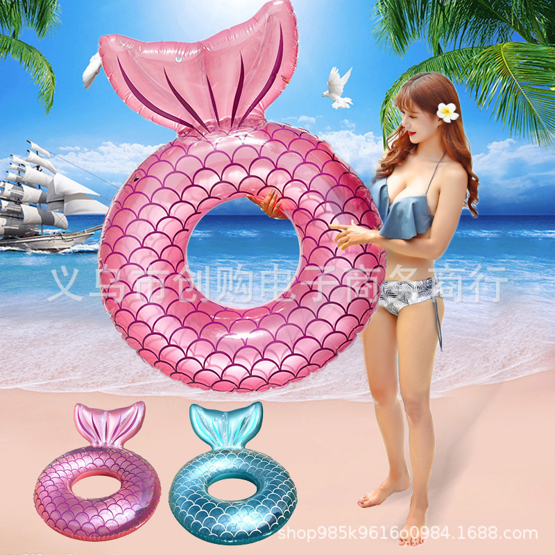 Ins Cross-border spot Amazon anillo de natación inflable Kulomi Yugui perro de dibujos animados animal parque acuático natación