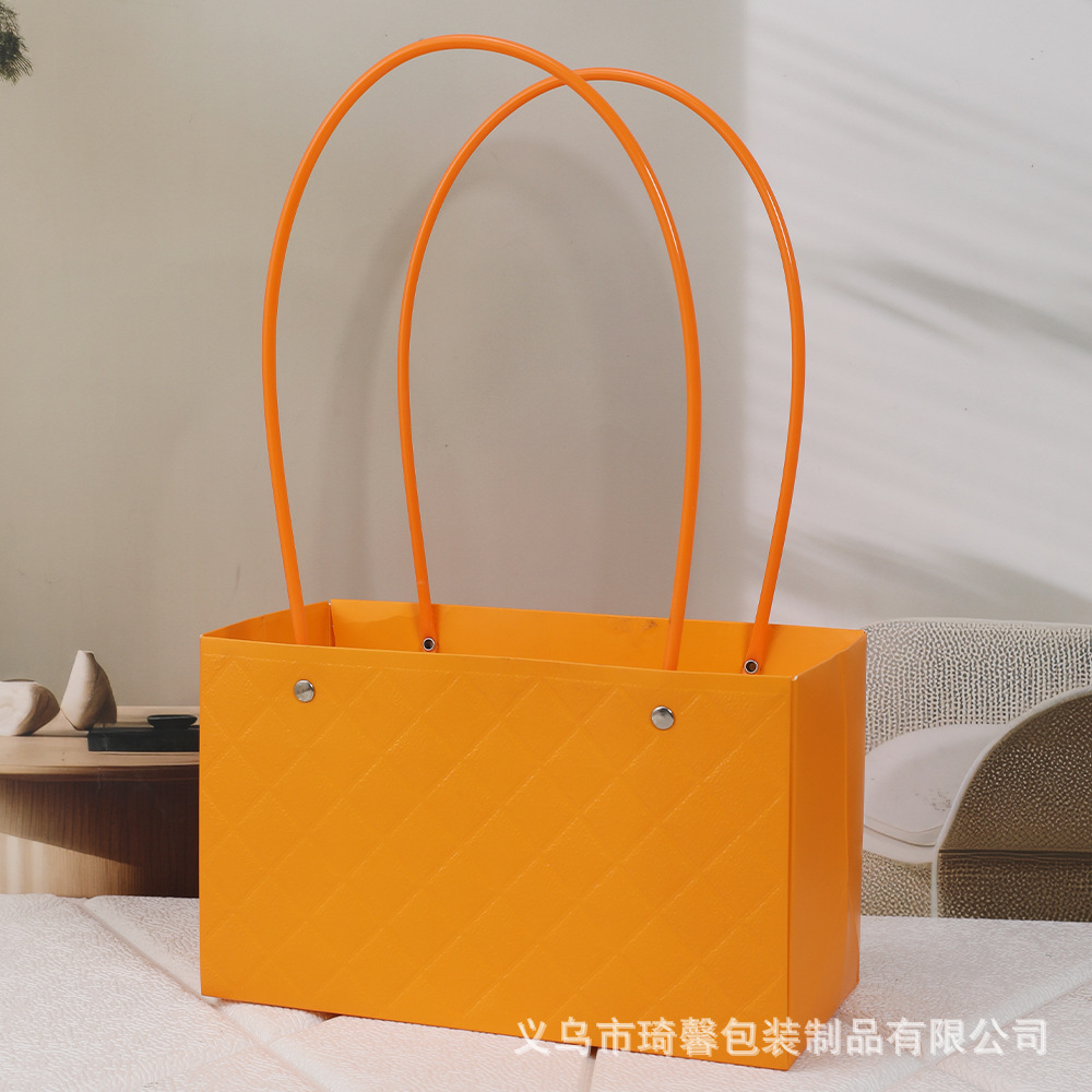 Caja Portátil para Flores de Cartón Blanco Impermeable para Arreglos Florales image 46