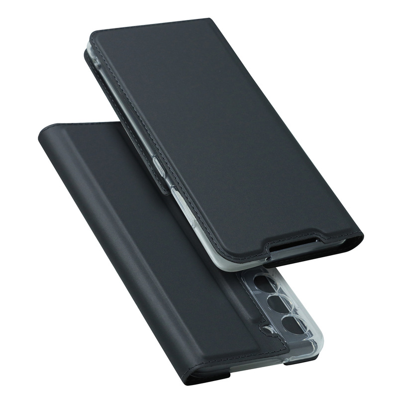 For Samsung s21 fe phone case s21ultra protective case S21plus 5G ultra-thin flip voltage leather case