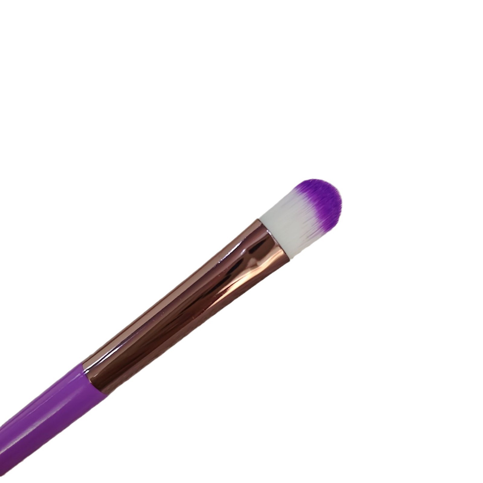 Fábrica de venta directa cepillo de maquillaje multifuncional cepillo de maquillaje herramientas de belleza de nylon cabello cepillo de sombra de nariz detalle de mango de plástico