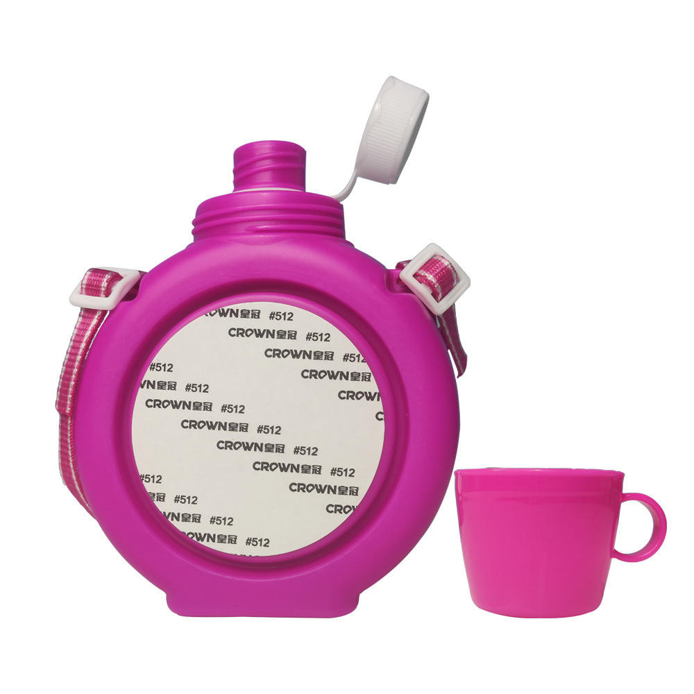 Impresión de transferencia de calor hervidor dibujo DIY botella de agua fría sublimación de calor niños botella de agua fría impresión patrón de dibujos animados material en blanco