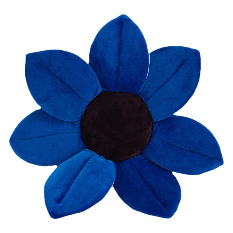 Creativo nuevo baño flor alfombra de baño lindo dibujos animados simulación flor cojín felpa juguete creativo sofá comedor silla cojín