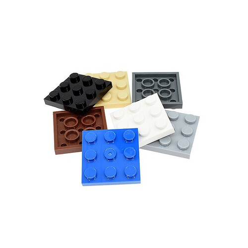 Compatible with LEGO 11212 accessories small particle assembled building blocks bulk parts low brick sheet board 3x3 MOC material