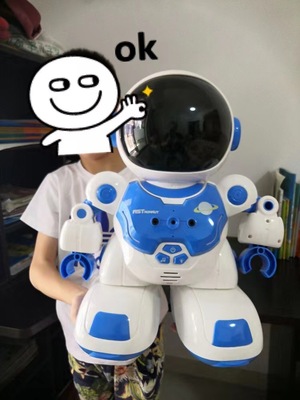 children Super large Puzzle multi-function Early education intelligence remote control robot boy baby birthday gift study Toys