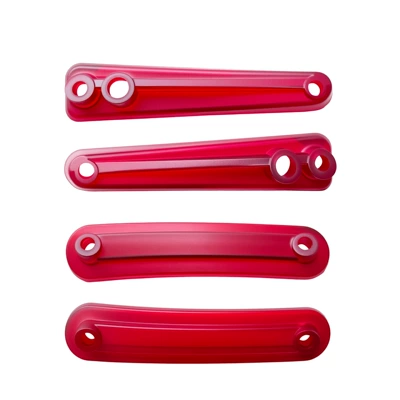Suitable for Harley Road Glide and Touring models from 2023 and later, modified with colored windshield decorative trim and brackets (Motorcycle front windshield) - red