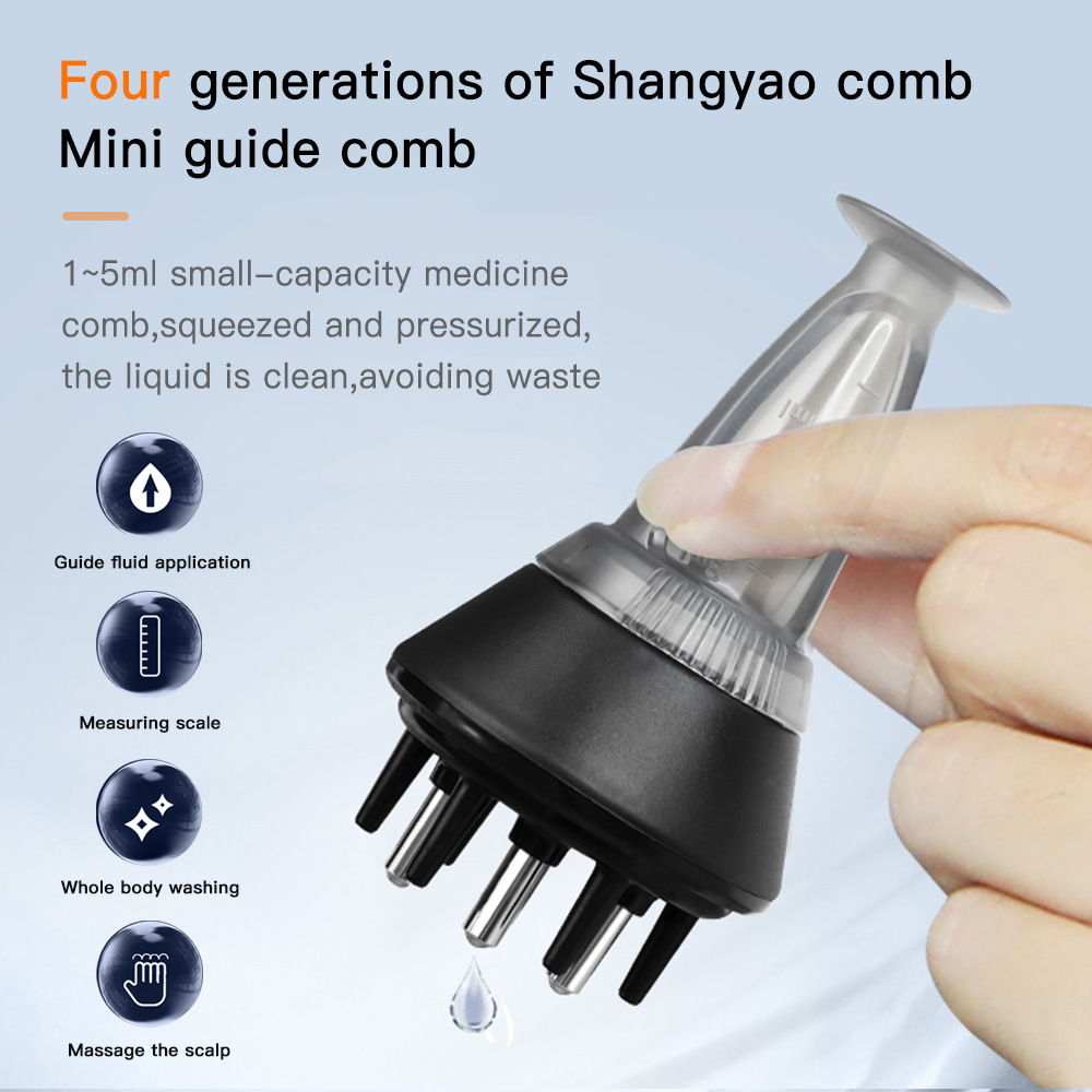 Scalp Applicator Massage Anti Hair Loss Comb Image 1