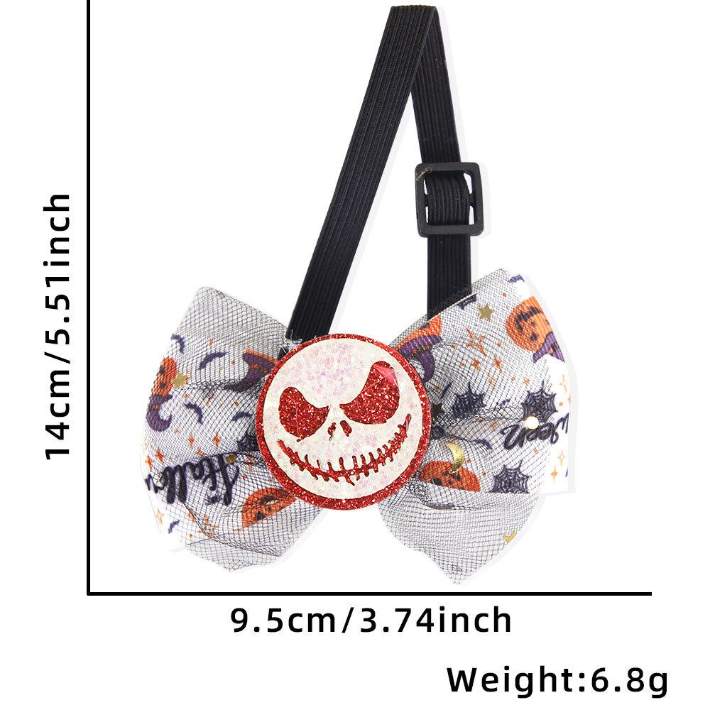 Porche transfronterizo ganso Halloween corbata demonio ganso arco pequeña corbata creativa fantasma festival ganso accesorios de decoración