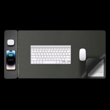 15W快充简约大气磁吸分离式二合一手机无线充电鼠标垫