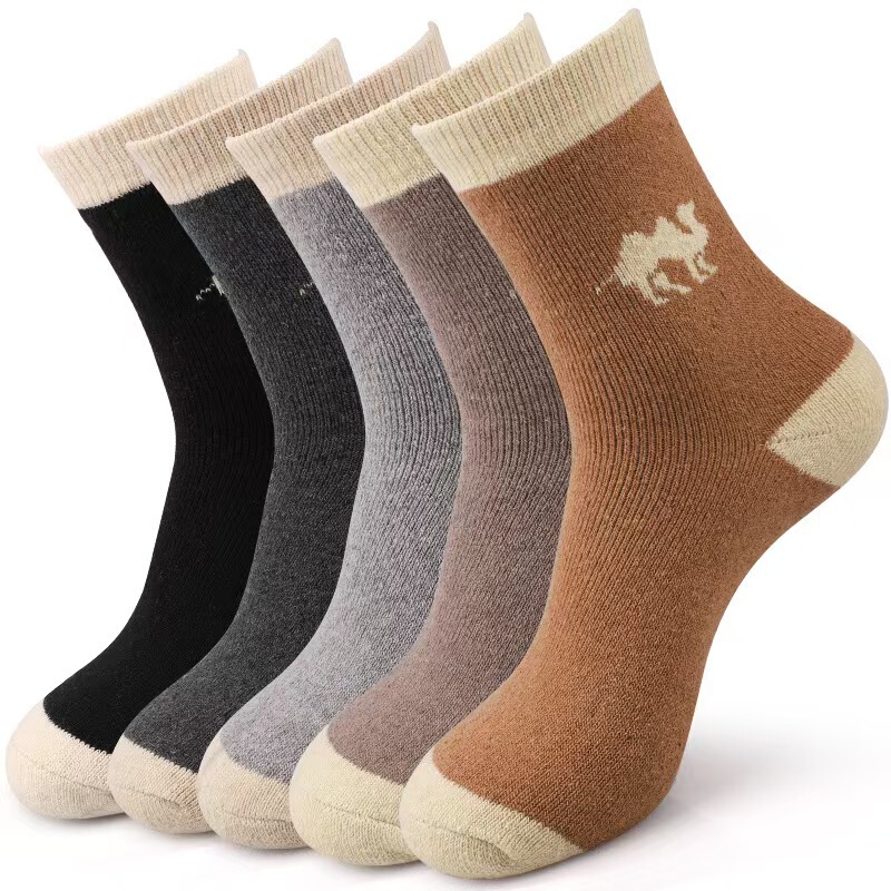 Winter thickened socks men's autumn and winter wool socks men's towel socks men's fleece-lined father warm socks