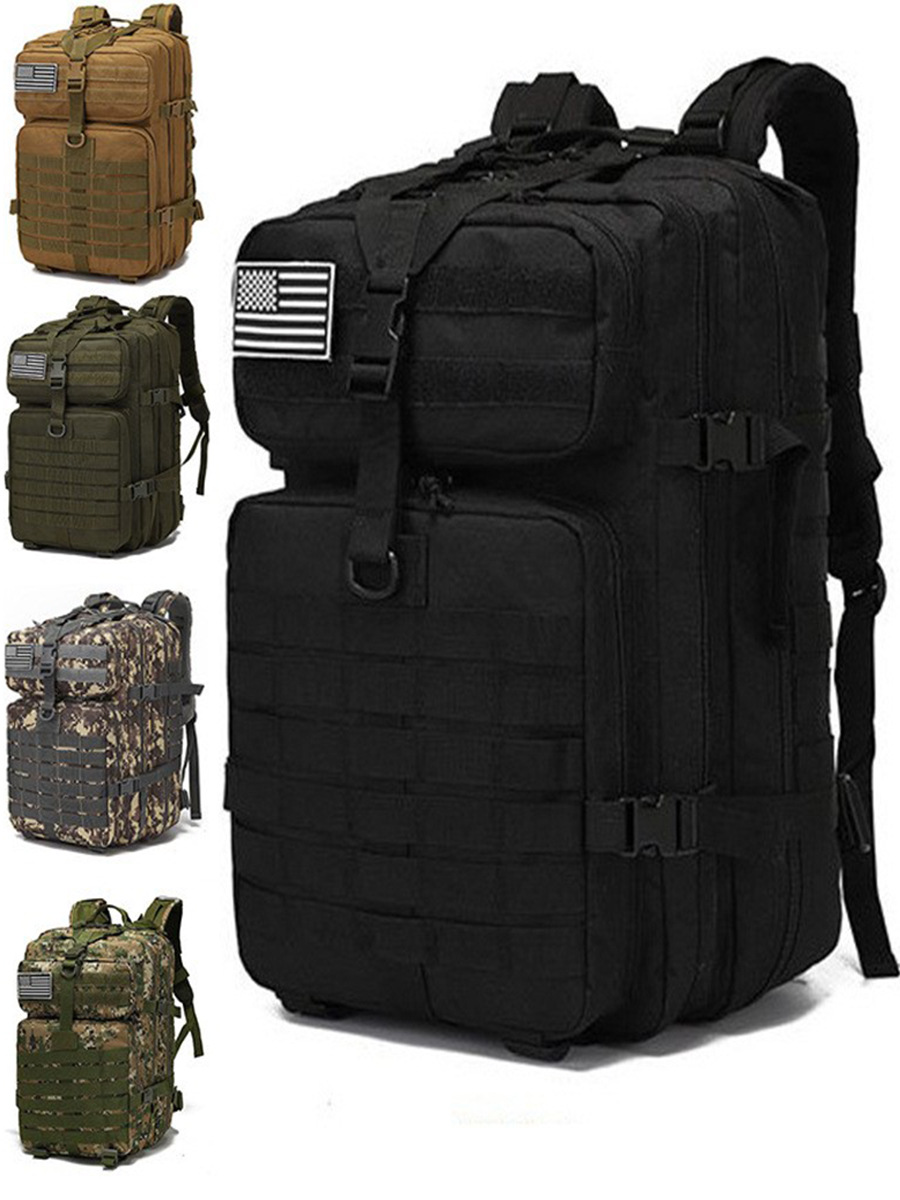 Tactical 3P mochila transfronteriza de gran capacidad 45L deportes al aire libre montañismo senderismo militar fans impermeable militar mochila