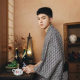 Kimono Men's Dress Traditional Improved Japanese Style Men's Kimono Japanese Samurai Style Yukata Photography Script Killing Clothing