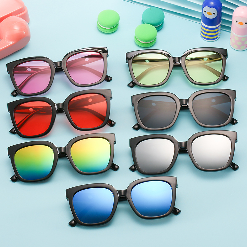 2021 new pattern children Sunglasses Boy Sunglasses Trend fashion ultraviolet-proof sunlight glasses Manufactor wholesale