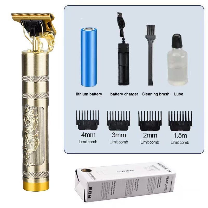 Corte de pelo eléctrico especial transfronterizo profesional de escultura empuje eléctrico corte de aceite empuje casero empuje corte de cabeza calva artefacto empuje eléctrico