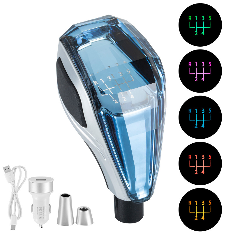 Accesorios de automóviles para Toyota Mazda Mitsubishi Crystal Gear Handle Head Head Lighting Gear Head image 21