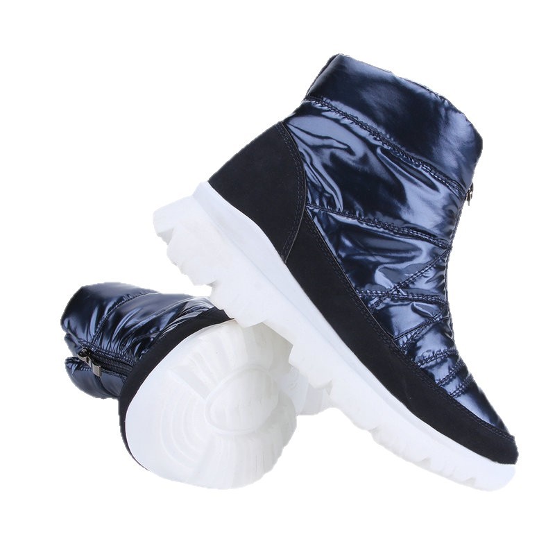 Productos defectuosos, versión pública transfronteriza, sin etiqueta, botas de nieve de invierno, con cremallera, de caña baja, antideslizantes, repelentes al agua, de una sola pieza, cálidas. image 6