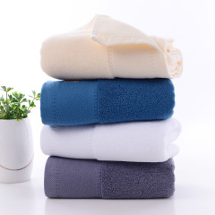 All-cotton thickened soft household face towel, customizable embroidery and printing logo employee welfare advertising gift towel