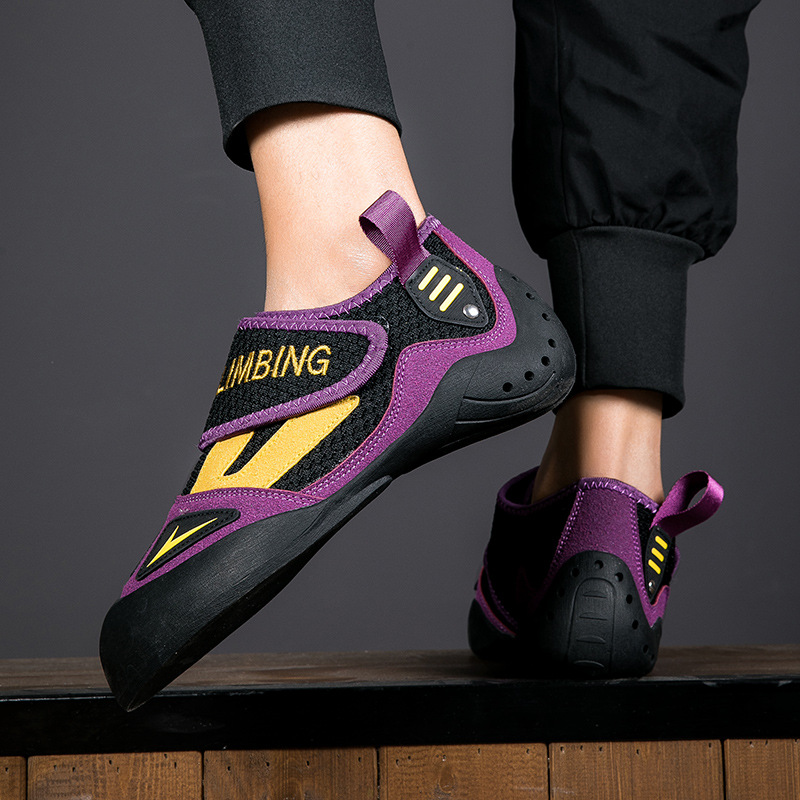 New Professional Rock Climbing Shoes for Men and Women, Indoor Beginner Climbing Shoes, Large Size Entry-Level Indoor Rock Climbing Shoes for Men and Women