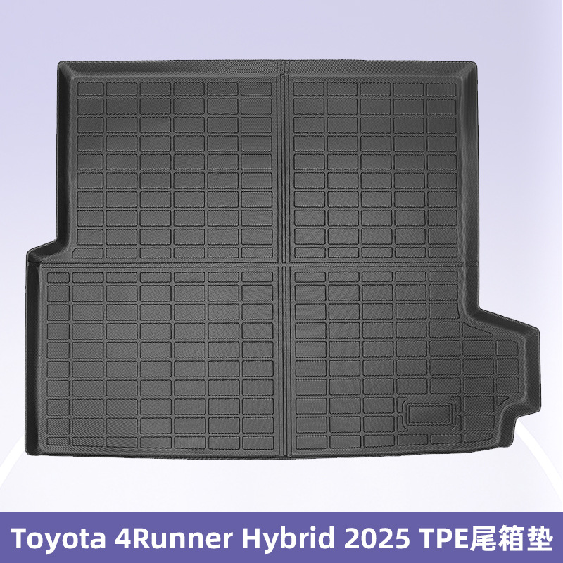 Para Toyota 4Runner Hybrid 2025 TPE Foot Pad 3D All Weather Backpack Pad