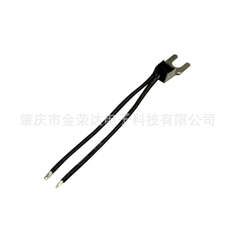 U-shaped wiring ring temperature sensor wire 26#3135 black 50MM resistance 10K 3950±1%