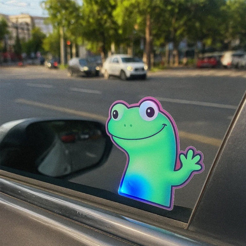 跨境新品 Colorful lizard stickers 彩色蜥蜴贴纸防水装饰贴纸|undefined