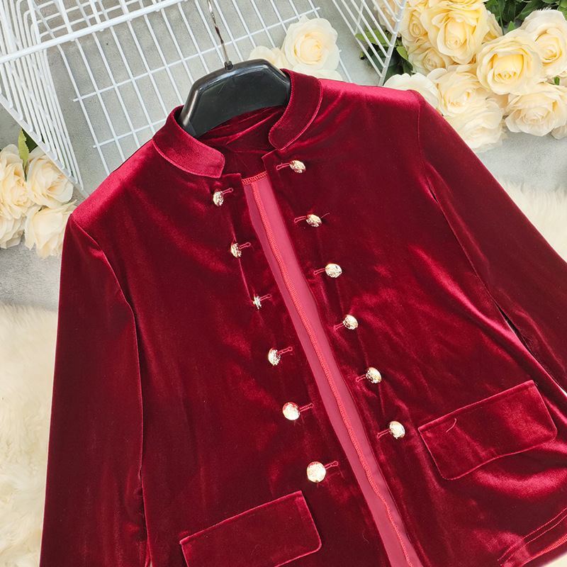 Autumn Winter Retro Solid Color Double Breasted Jacket 10 Autumn Winter Retro Solid Color Double Breasted Jacket