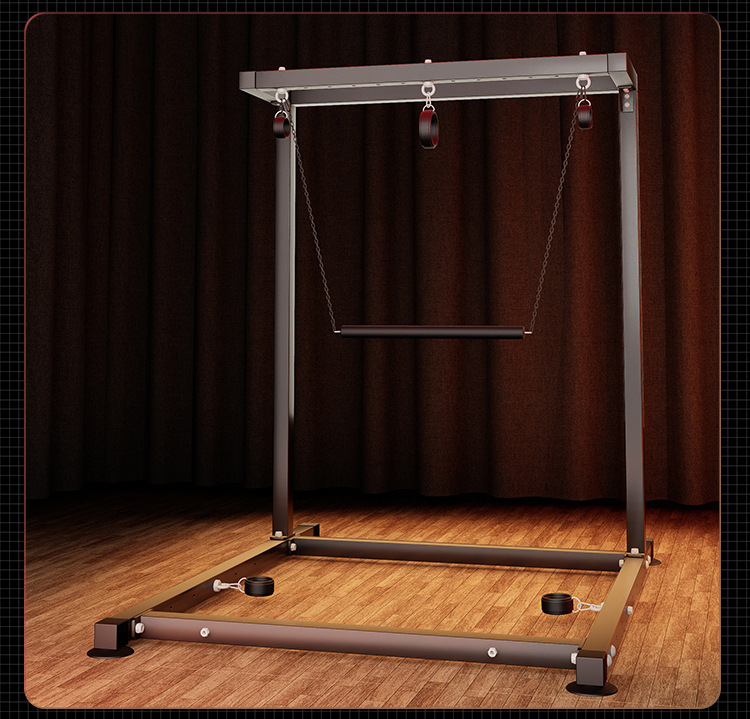 Jiuai Metal Bondage Handcuffs, Black Restraint Cuffs for Couples Training — detail image 19