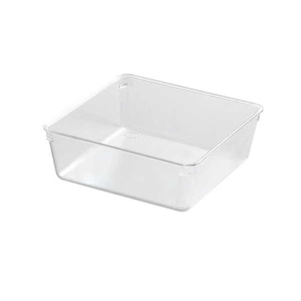 Transparent square 15*15*5.6cm