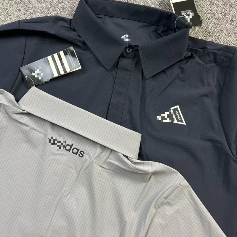 Adidas New Summer Running Top with Short-Sleeved Polo Summer Quick-Drying Breathable Sports Running Fitness T-Shirt Adidas New Summer Running Top with Short-Sleeved Polo Summer Quick-Drying Breathable Sports Running Fitness T-Shirt