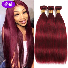 #99j纯色发帘 巴西真人假发工厂现货 human hair bundles直发BUG