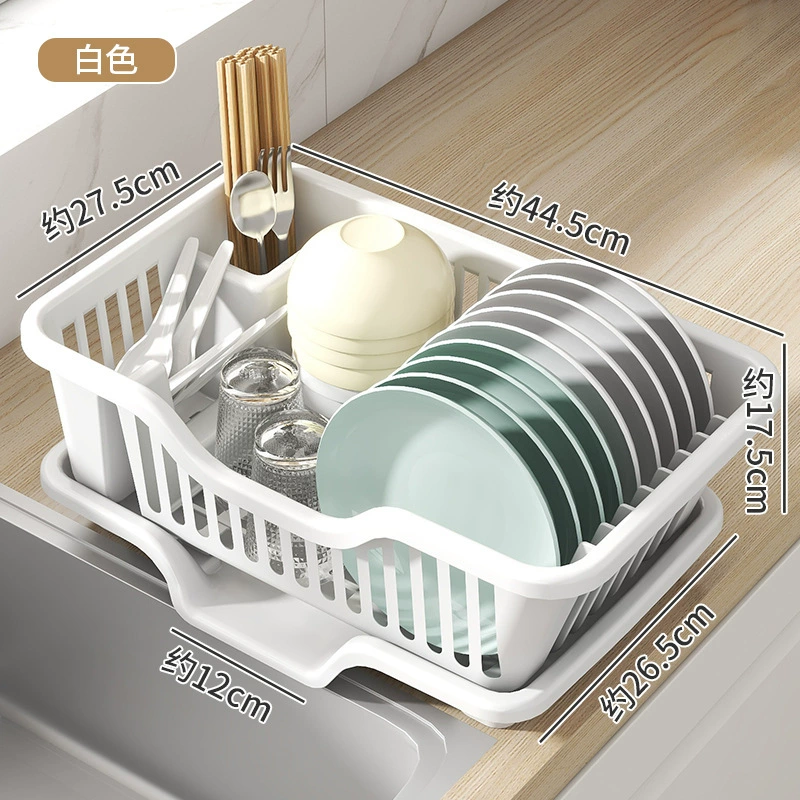 Drain bowl rack kitchen bowl storage rack sink tableware storage rack household countertop cupboard tableware storage box