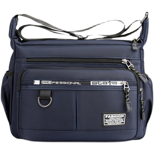 Large Capacity Unisex Shoulder Bag Backpack Casual Oxford Cloth Men's Crossbody Phone Lightweight Office Outing Durable