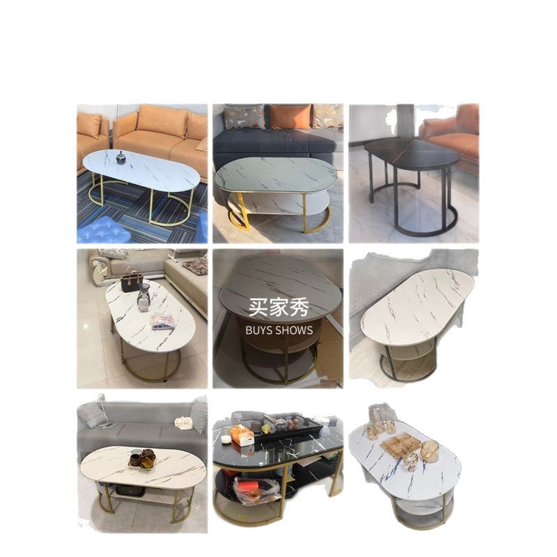 Mesa de té sala de estar mesa de té doméstica alquiler de casa sofá simple moderna y lujosa nueva pequeña mesa de casa pequeña