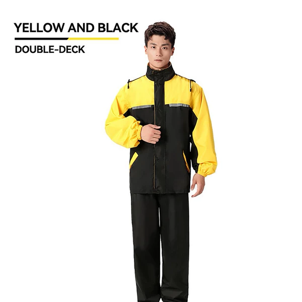 Light and thin retroreflective yellow set