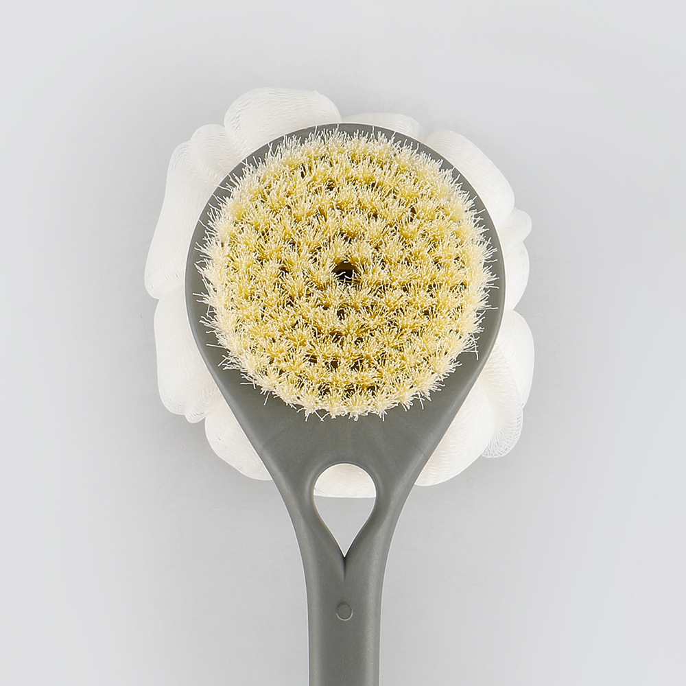 Gota de agua casera doble cara bola de baño cepillo de baño de nylon de pelo suave cepillo de baño cepillo de baño de baño espalda de baño personalizado
