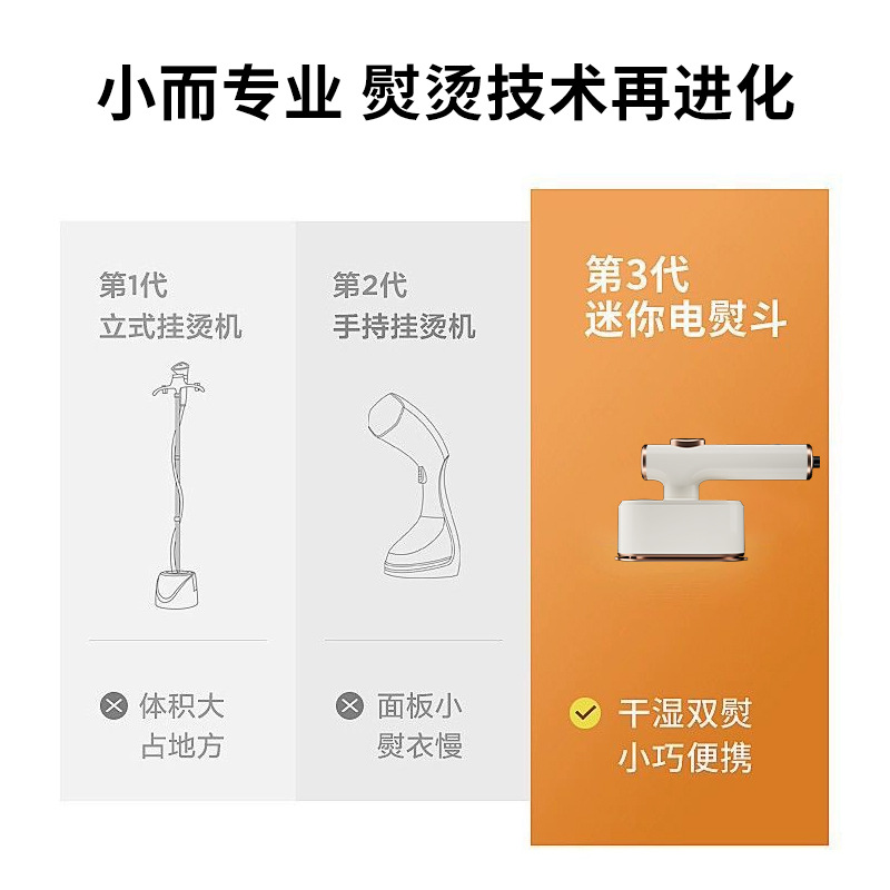 Summer new hanging ironing machine new home handheld small portable steam iron bedroom dormitory artifact factory sale