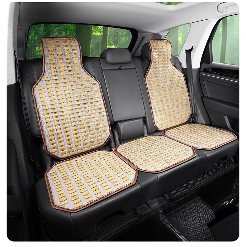 New Summer Bamboo Car Cushion Mahjong Mat Bamboo Car Cushion Car Passenger Truck Universal Seat Cushion Cool Cushion
