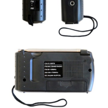 FM AM AM AM FM portátil con conector de auriculares para radio analógica sintonizada manualmente