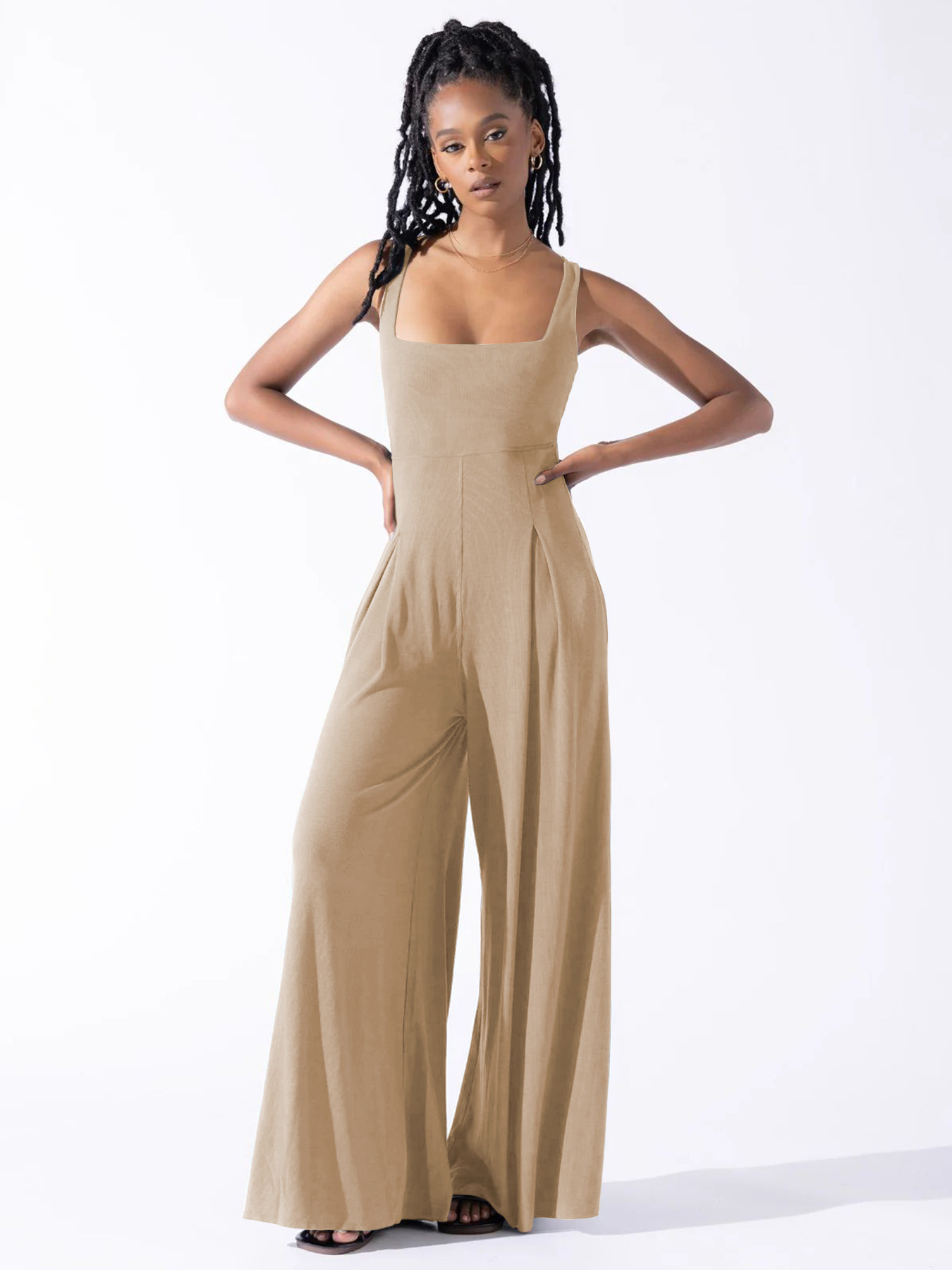 Women's Daily Street Simple Style Streetwear Solid Color Full Length Jumpsuits display picture 26