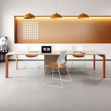 会议桌长桌简约办公桌培训小型洽谈办公桌家具会议室现代桌椅组合
