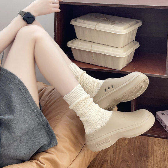 Mueller shoes nurse shoes EVA slippers men's hole shoes women's sandals sandals slippers women's beach shoes chef shoes toe