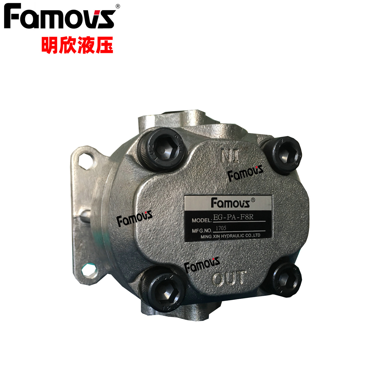 EG-PA-F4R台湾Famovs高压外齿轮泵 增压油压齿轮泵 低噪音 长寿命