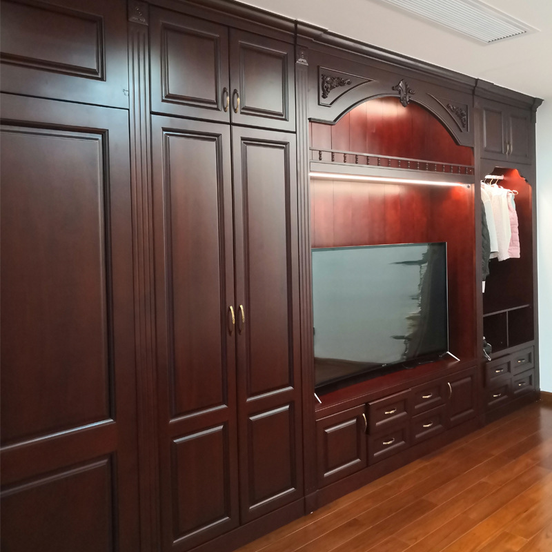 American style whole house custom wardrobe factory solid wood furniture whole house custom cherry wood whole kitchen cabinet door custom American style whole house custom wardrobe factory solid wood furniture whole house custom cherry wood whole kitchen cabinet door custom