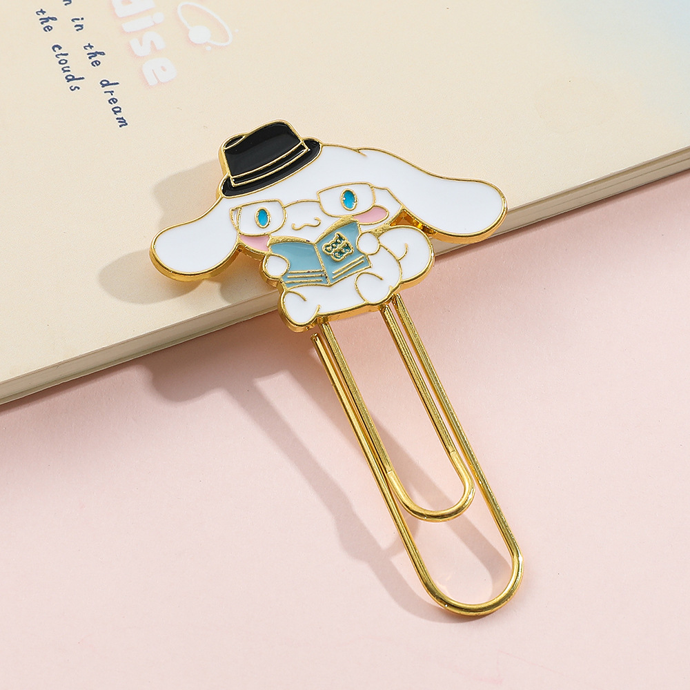 Nuevo creativo Sanliou encantador dibujos animados Yue Gui perro Pachia perro clips de papel de libro decoración clips marcadores