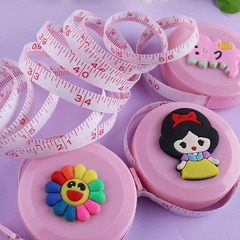 Creative Stationery Mini Cartoon Ruler Measuring Tape Three-dimensional Tape Measure Student Height Measurement Cute 1.5 Meter Soft Tape