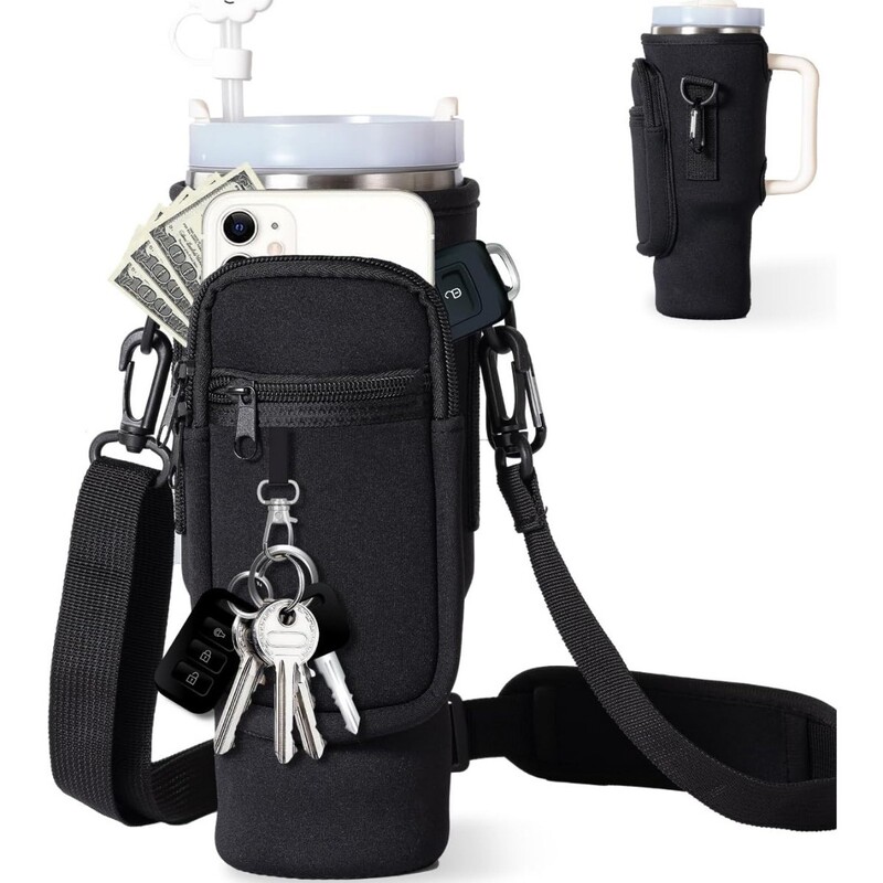 Cross-border hot-selling sports fitness 40oz ice cup set Stanley diving material cup set insulation kettle set cup bag