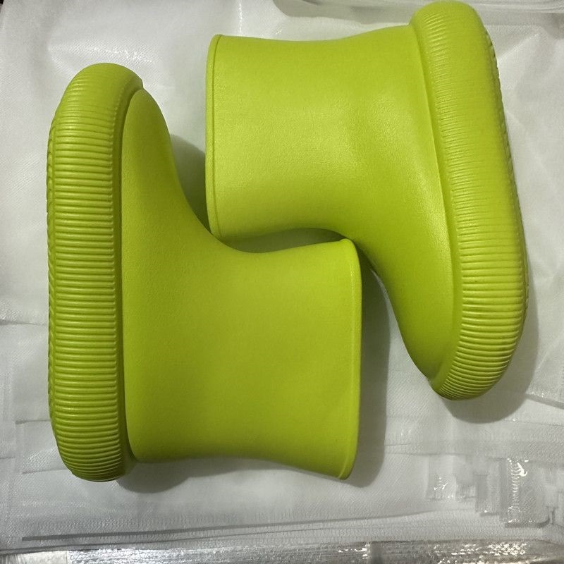 Children's Eva Outer Rain Boots, Kidsren's Waterproof Rain Boots, Light-Soled Middle Kidsren's Non-Slip Water Shoes