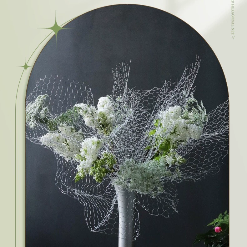 Цветочная композиция витая Цветочная сетка свадебный цветок искусство куриная клетка сетка отель мягкий потолок моделирование цветочной композиции оцинкованная колючая проволока Свадебный водопад